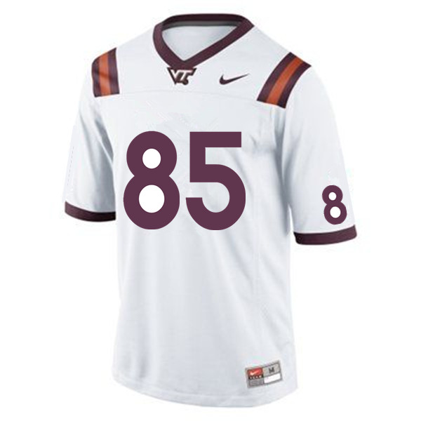 Men #85 Jaden Payoute Virginia Tech Hokies College Football Jerseys Sale-White